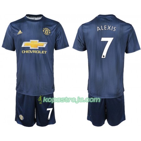 Billiga Fotbollströjor Manchester United ALEXIS 7 Barn Tredje tröja 2018/19 Kortärmad